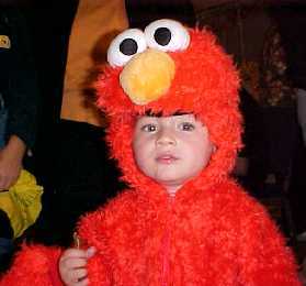 Jack Frank was so cute dressed as Elmo