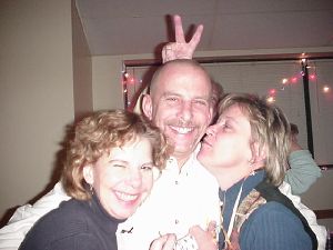 John with girls Diane & Leslie