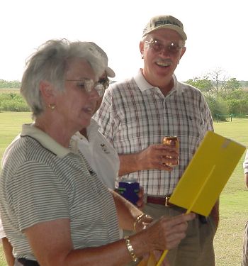 Suzie giving out awards.