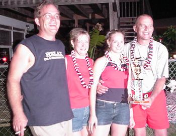 Blake, Kathy, Rachel & John get 1st place