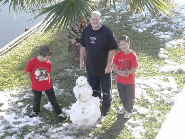 Charles Griffin's 2 grandsons & nephew KC, Nolan & Brian.