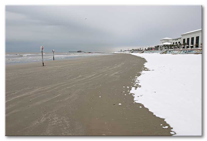 Galveston Island beach, around 61st Street.