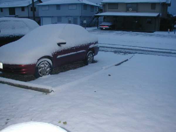 Margarette's snow mobile on Ling.