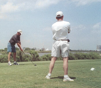 John do you ever play golf or just watch everyone else?
