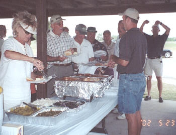Robbie can serve up some great BBQ after a great round of golf, what talent!