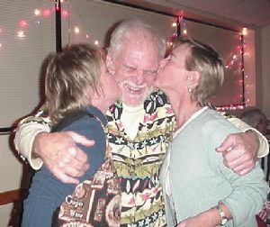 Jim getting kissed