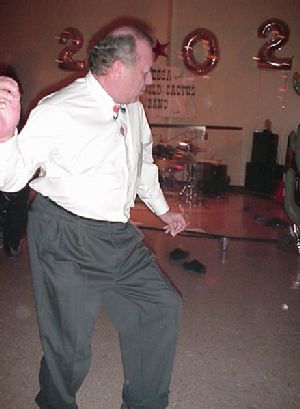 Vic dancing