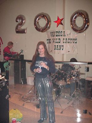 Vanessa singing her heart out